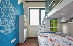 宝丽未来城110m2 儿童房北欧风格装修效果图