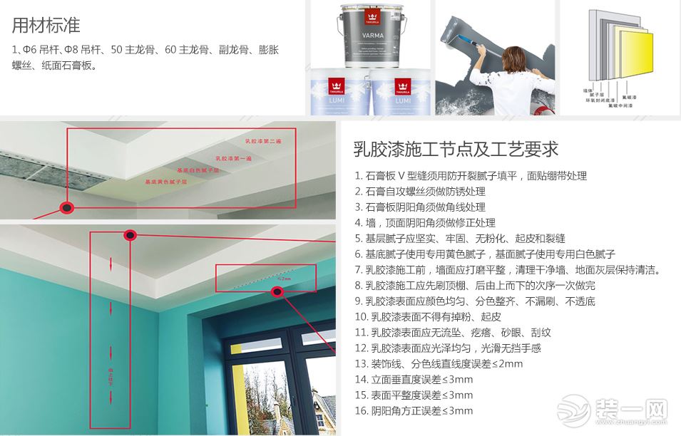 东莞爱筑家装修公司乳胶漆施工工艺展示