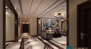 哈尔滨70㎡两室一厅装修—新中式风格设计作品