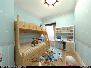 190平四居室中式风格儿童房装修效果图