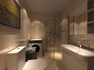 120平米三室现代风格装修效果图卫生间