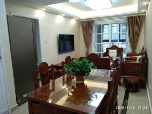 客餐厅宁波江水平装修恒威国际98平三居室中式风格装修实景图