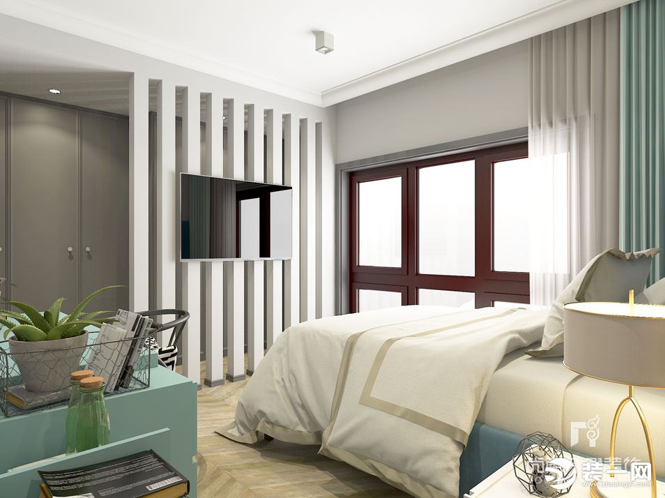尚层装饰430平米私人住宅轻奢风格负一层卧室装修