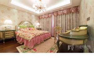 尚层装饰美式古典风格370平米私人别墅卧室装修
