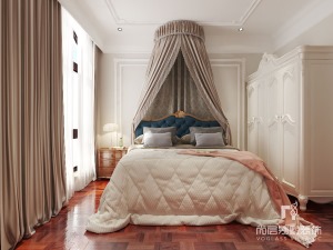 尚层装饰230平米别墅美式风格卧室装修