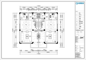 平面图中，设计师将餐厅设计在楼梯处，厨房做半开放式设计，出来就是餐厅，客厅做通面设计，空间感十足。