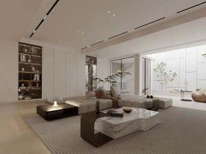 華僑城三期 | 270㎡現代風，簡潔大氣又儲物空間十足的別墅設計
