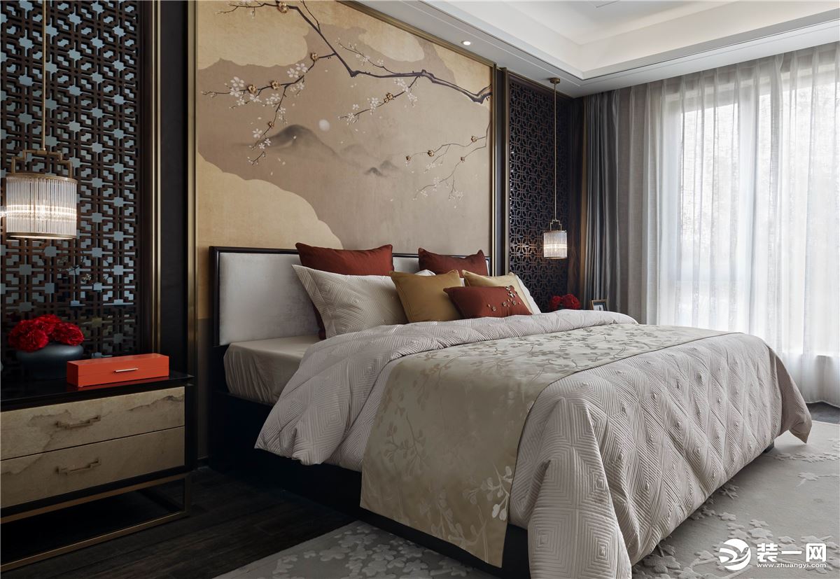 浮来春183平方新古典风格装修案例卧室·装修效果图
