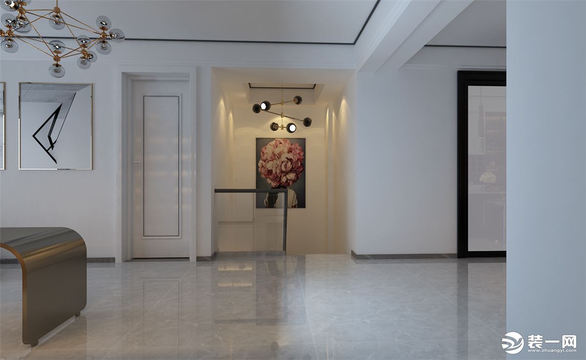 白鹭金岸卢浮宫馆150平方现代风格装修效果图