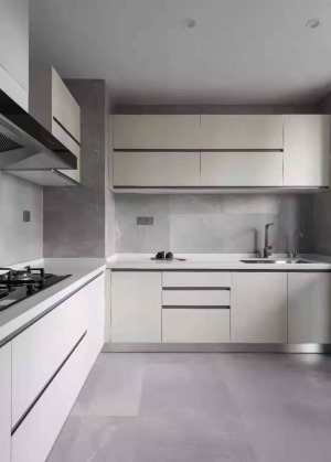 中南悦府160平方现代简约风格装修案例厨房装修效果图