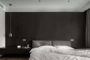 中南悦府160平方现代简约风格装修案例卧室装修效果图