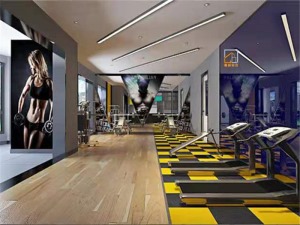 铜仁高标装饰水梦兰庭320平米美式风格复式楼装修健身房效果图