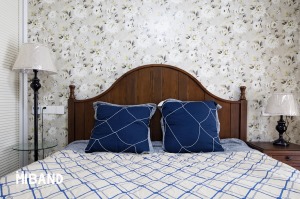 常州米邦装饰 世茂香槟湖美式168平--卧室