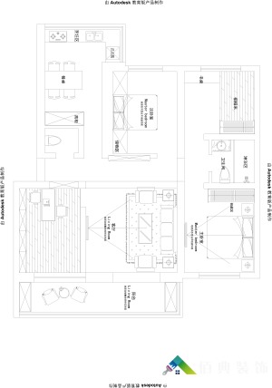 西宁交通厅家属院100平二居室平面布置图
