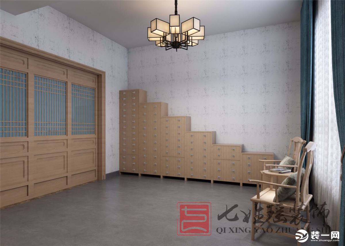 铜仁装修155平米古典中式客厅效果图