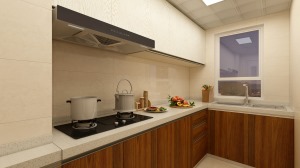 速美装饰惠泽园76㎡现代风格二居室--厨房