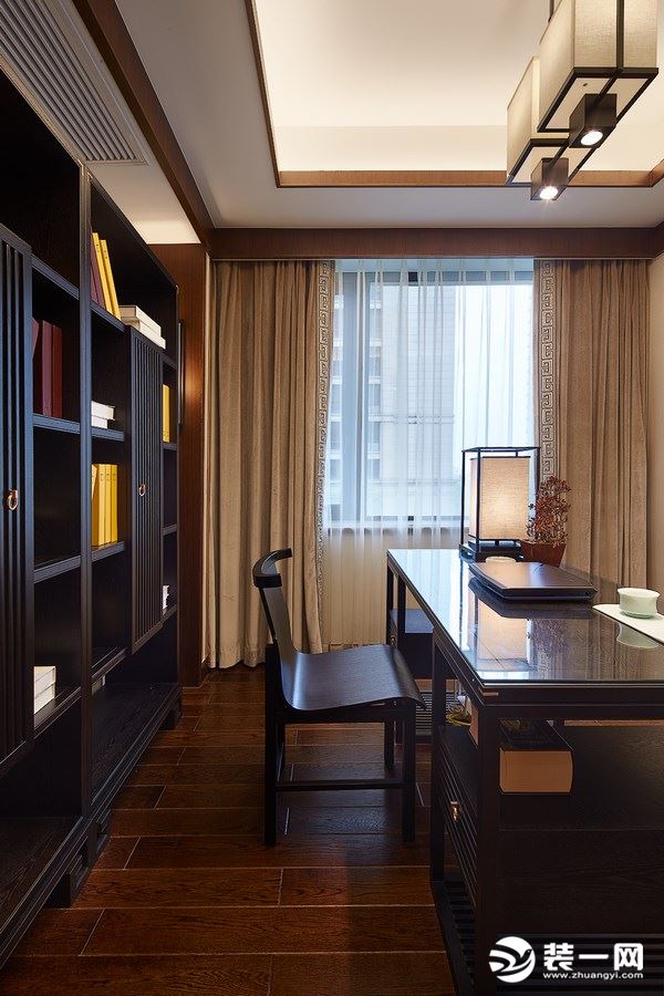 铜仁瑞博装饰180平米大户型中式风格书房装修效果图