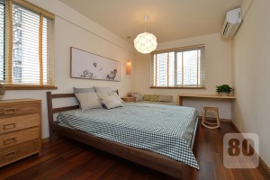 銅仁瑞博裝飾80平米小戶型日式風格臥室裝修效果圖