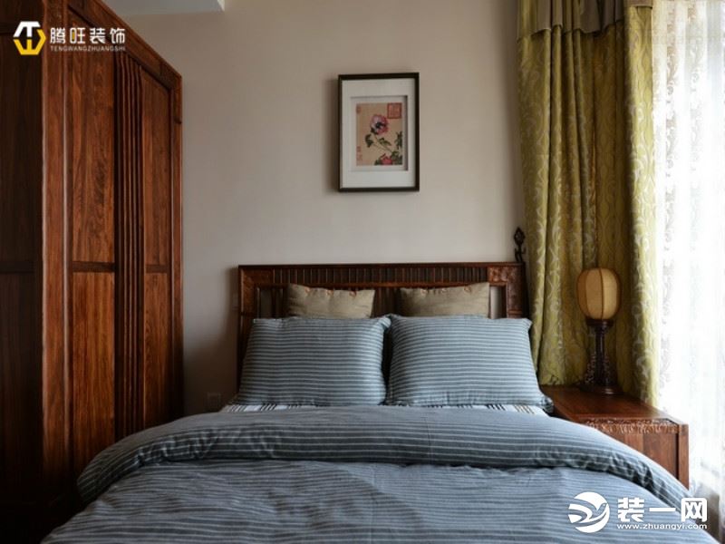 常州腾旺装饰 龙湖原山 239㎡ 新中式-卧室