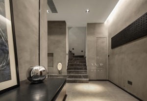 晓安设计 | 湖西玲珑240平+别墅+现代风格 地下室