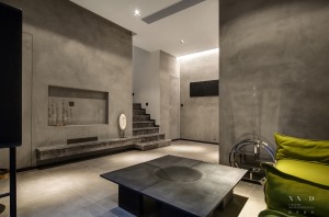 晓安设计 | 湖西玲珑240平+别墅+现代风格 地下室