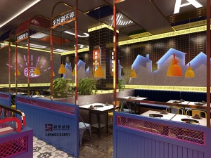 淄博做特色成都重庆火锅餐饮店设计装修的就找舜禾