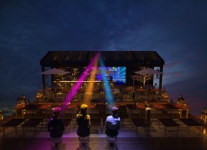 惠州润城装饰深夜食堂（音乐餐吧）1200平方中式风格案例