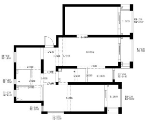 筑梦家装饰128平现代风格三居室全案设计--型图
