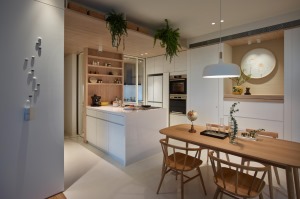 厨房宁波蘑菇加装饰涨浦景苑+日式风格三居室装修设计案例