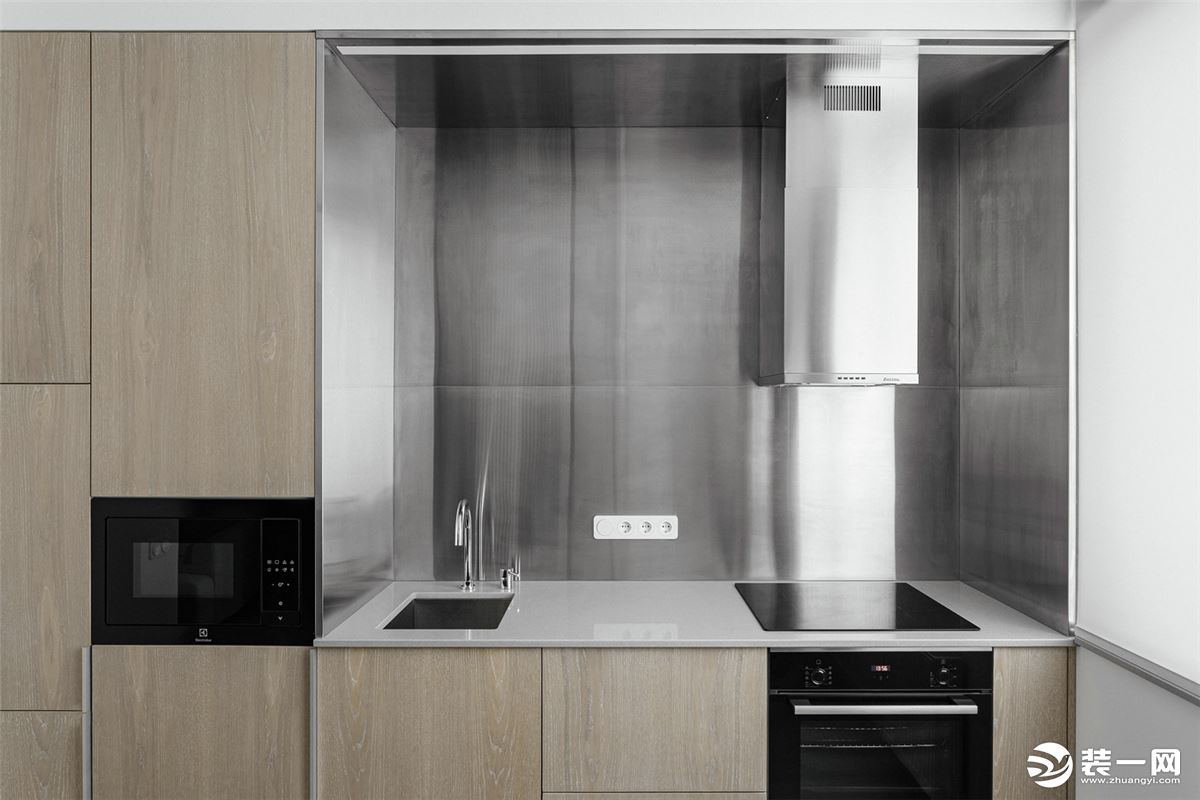 松桃康龙装饰世纪桃园70平米现代简约风格厨房装修效果图