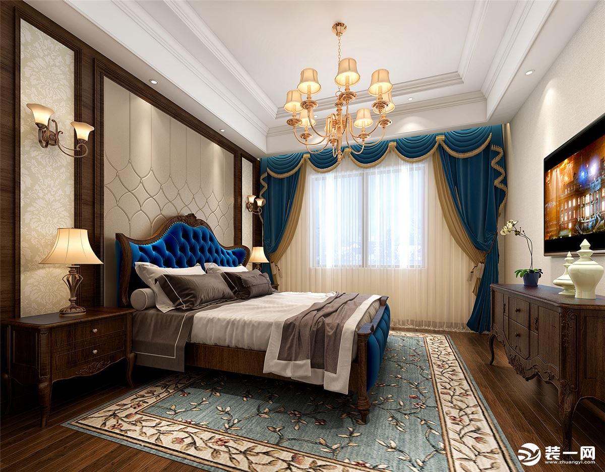 如东自建300平欧式古典风格卧室