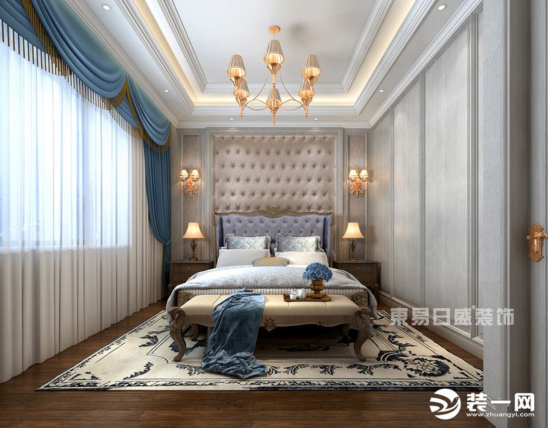 如东自建别墅300平方新古典主义客卧装修案例
