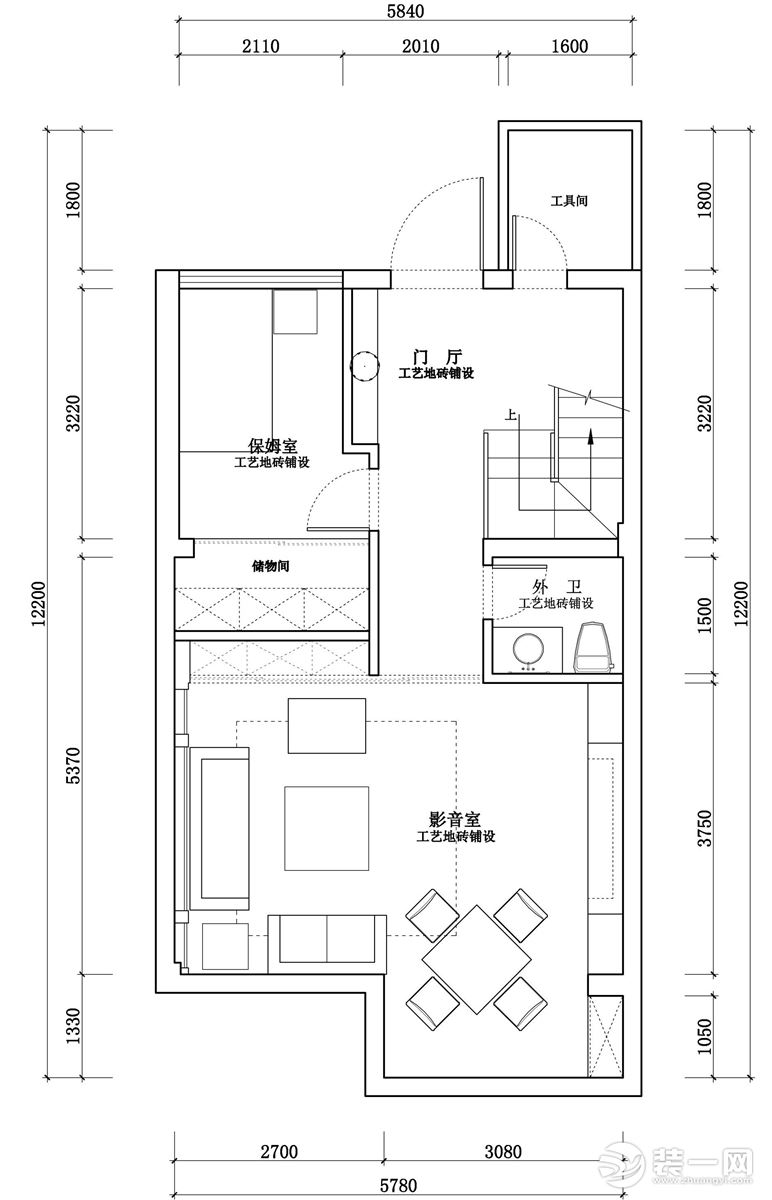 【红蚂蚁装饰】旭辉美澜城+现代+户型图  别墅90万