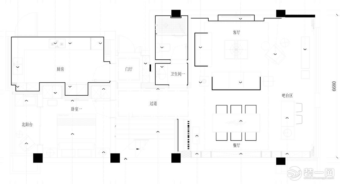 【紅螞蟻裝飾】建發(fā)獨墅灣雅苑+現(xiàn)代+戶型圖  復(fù)式55萬