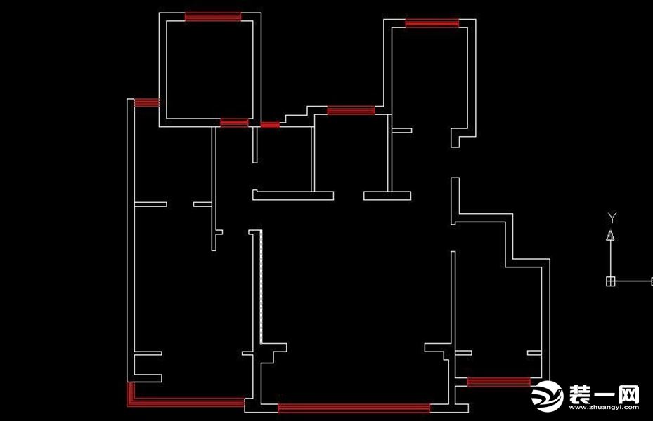 【红蚂蚁装饰】建发泱誉+新中式+户型图  三室两厅全包35万