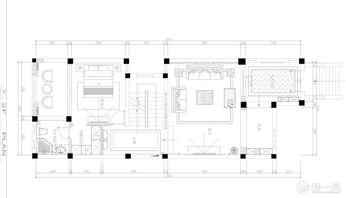 【红蚂蚁装饰】和沁园475㎡+中式+户型图  别墅全包160万