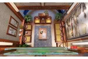 潍坊万泰装饰丨金鸾御景城480平米新古典风格案例