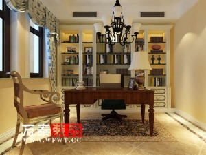 潍坊万泰装饰丨上城国际140平米三居室装修美式风格案例