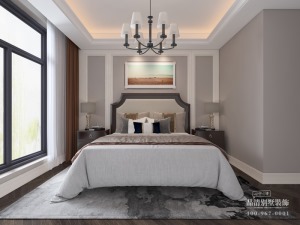 卧室：次卧床铺的靠窗设计保证了充足的采光，灰色系的地毯既保护了地板面，也为整个空间增添了几分低调的奢