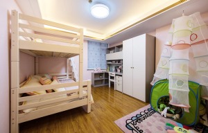 126m²港式风格样板间三居室——儿童房