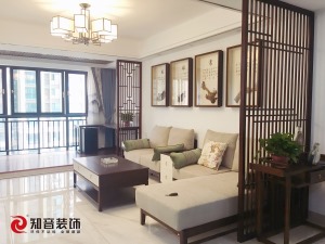 湘潭最好的装修设计公司 知音装饰 上层国际140平--新中式风格