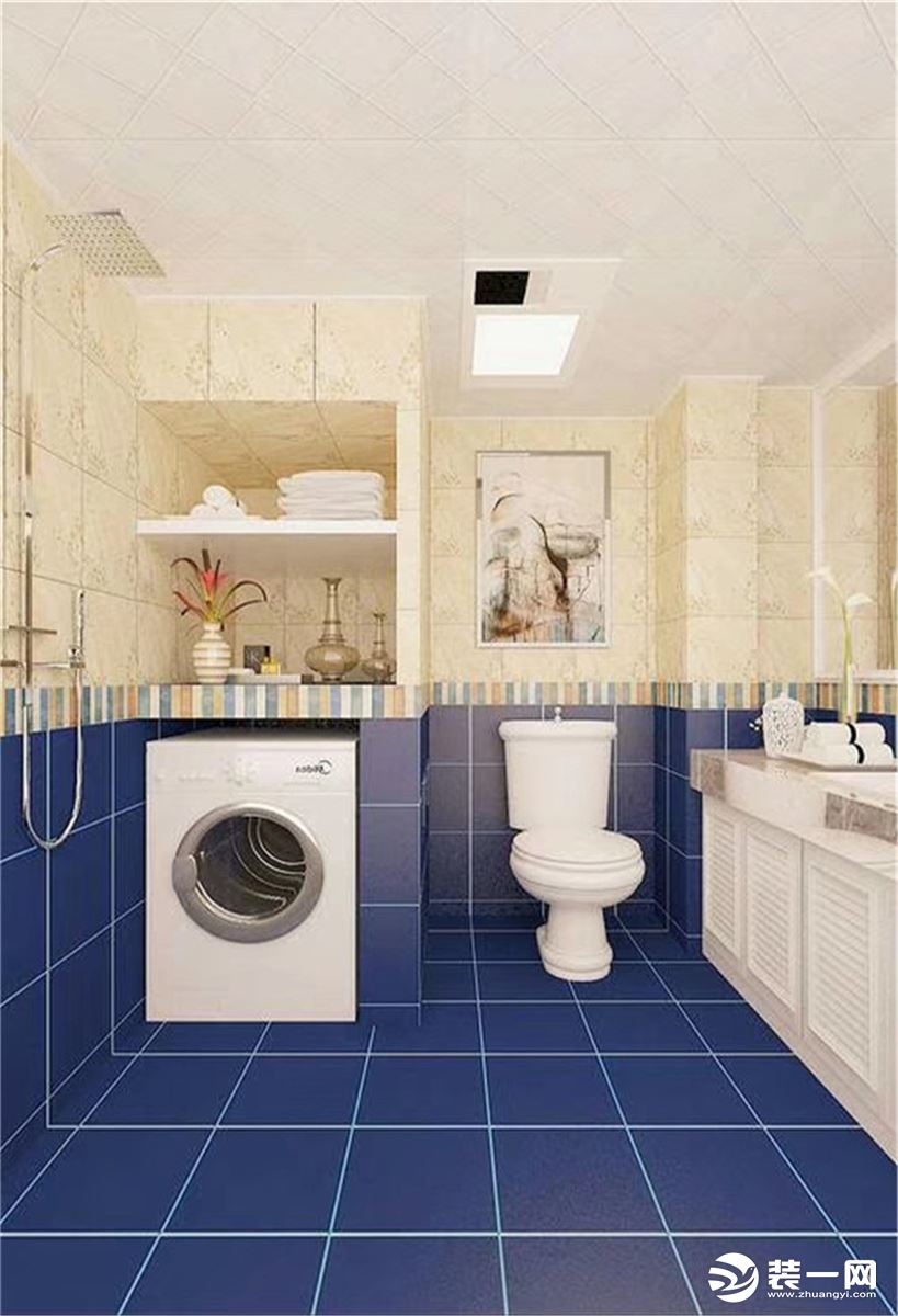 萨尔斯堡300平复式洗手间地中海风格装修