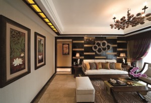 東南亞復古風｜木質客廳裝修彰顯高級