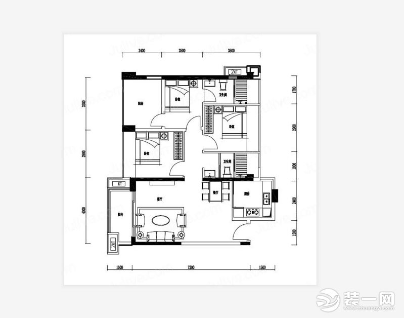 黑白色調(diào)搭配簡(jiǎn)潔線條構(gòu)筑靜謐現(xiàn)代感家居。