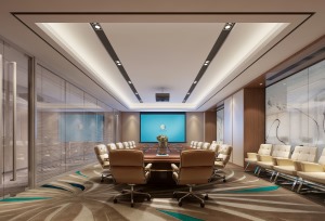 现代+新中式—会议室