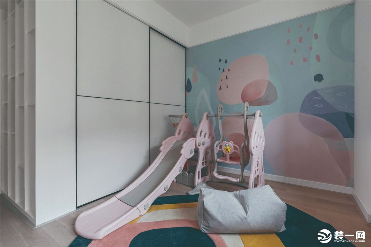 合肥速品空间装饰 西城国际花都现场简约风格115平-儿童房
