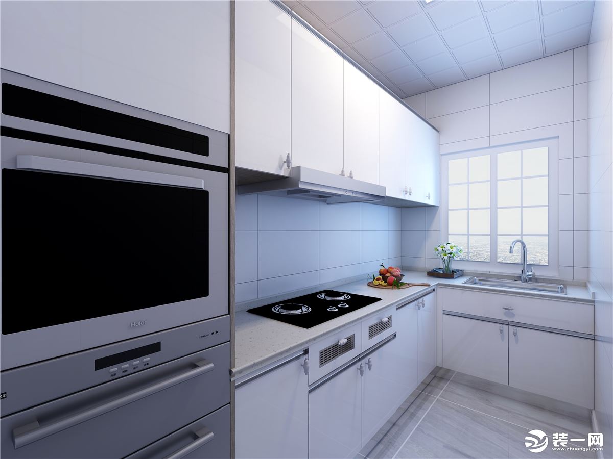 玉门河G区137平米现代轻奢装修效果图——厨房