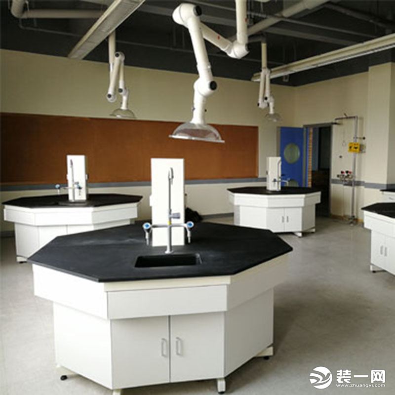 工程案例：上海闵行诺美进修学校-全钢柜体陶瓷台面
