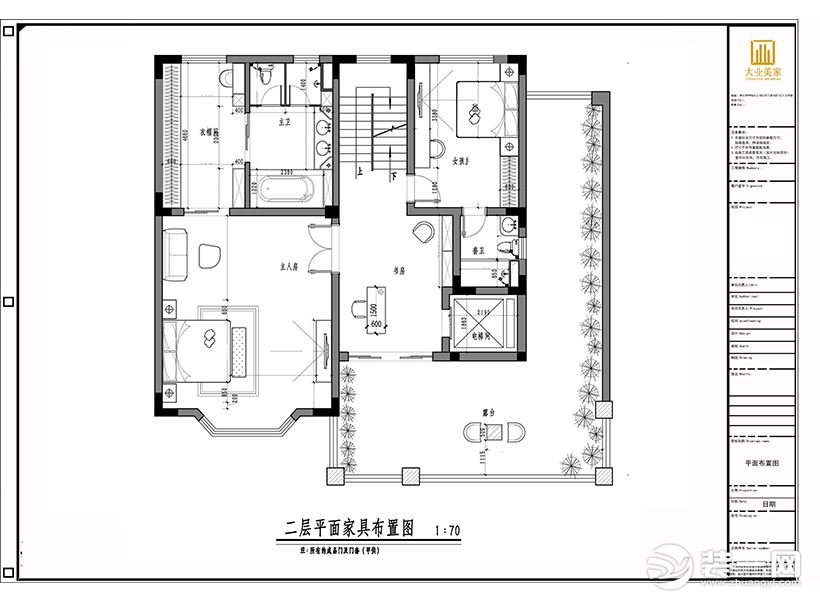 家具布置图二层