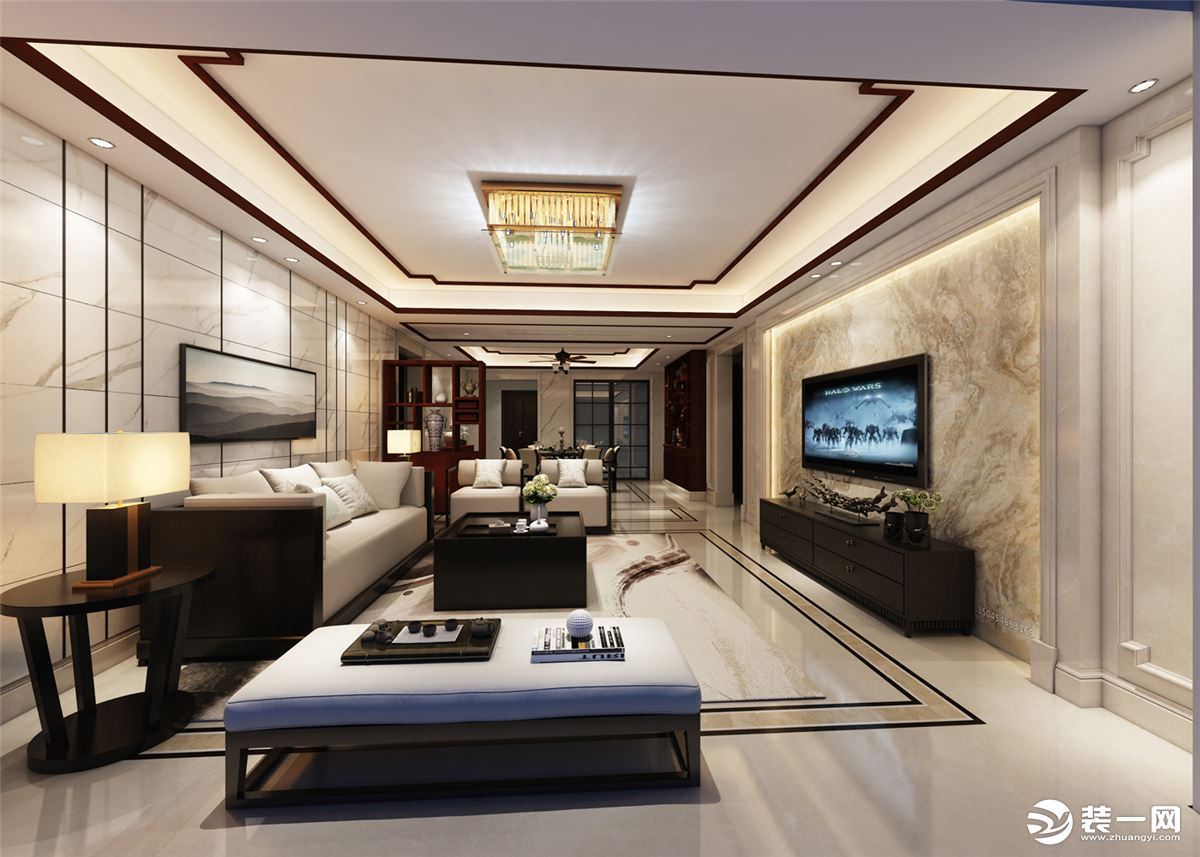 客厅 客厅空间宽敞大气，空间洋溢着舒适的氛围。